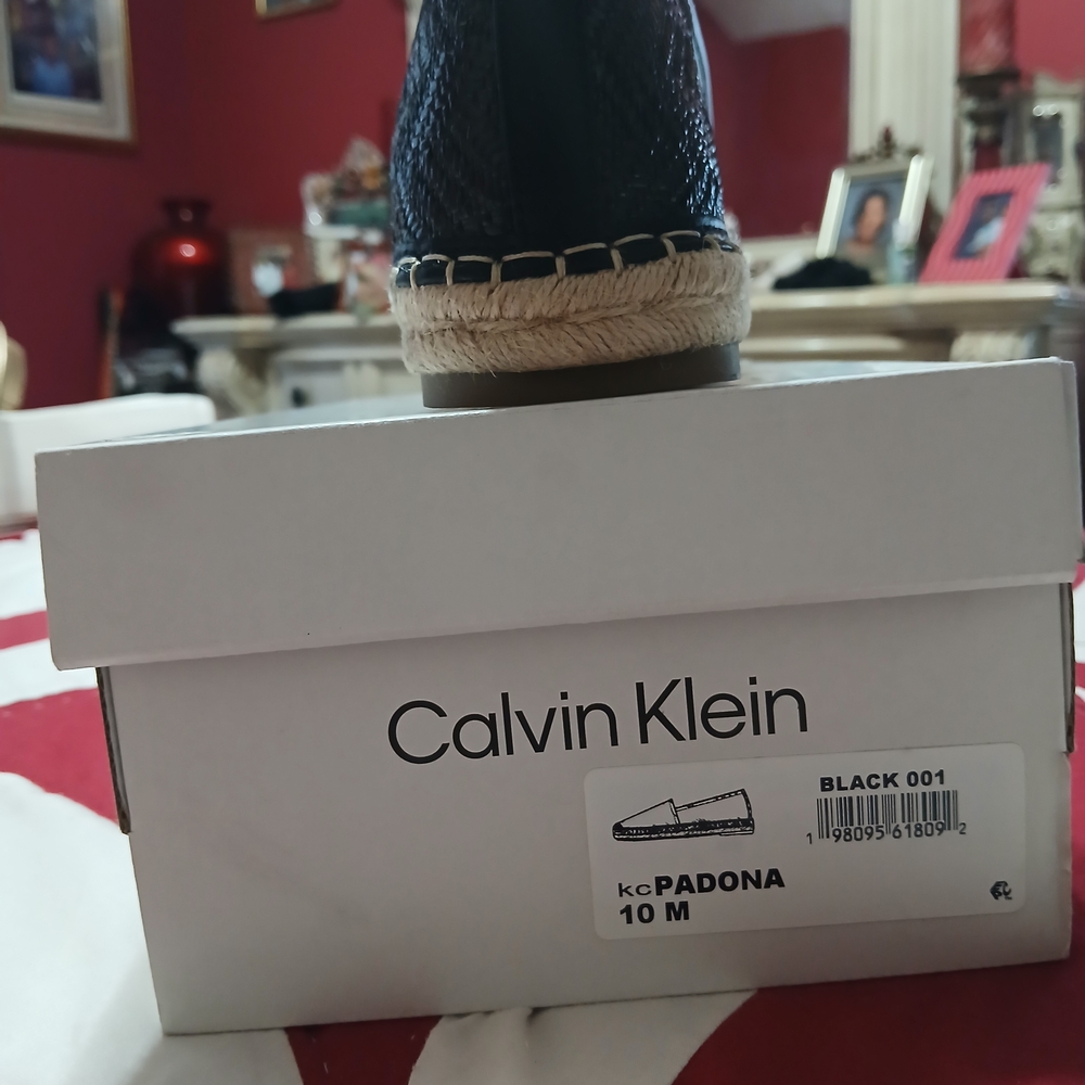 Calvin Klein Black Espadrilles